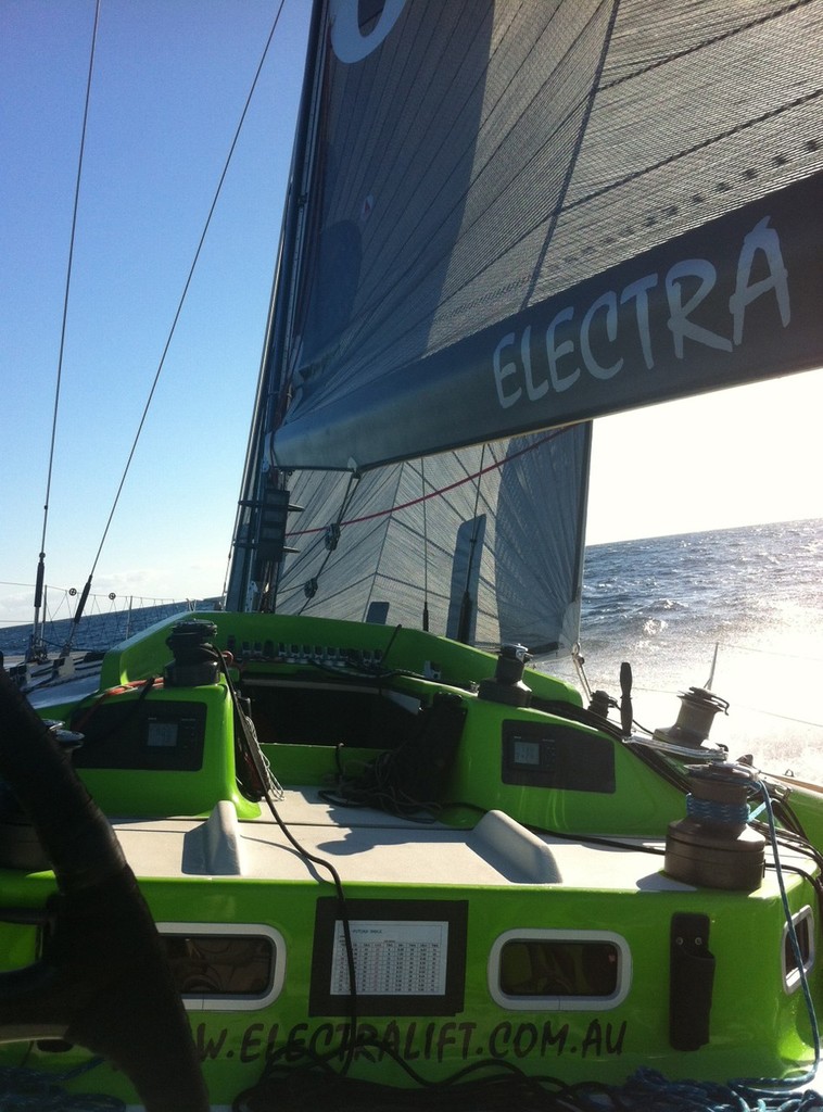 Onboard Future Shock as they make way past Crowdy Head this morning - 2012 Pittwater & Coffs Harbour Regatta © Craig Ellis